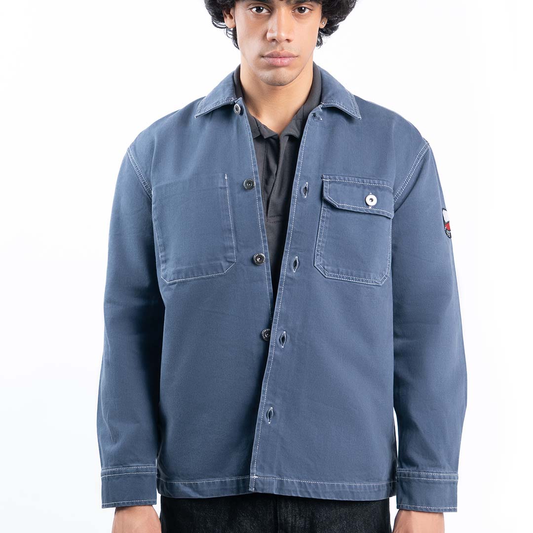 Unisex Denim Shacket