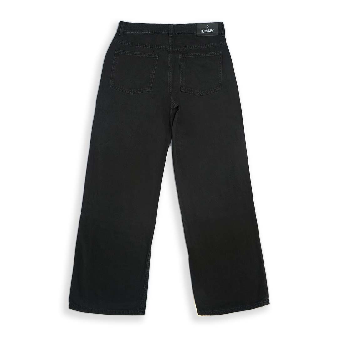 Lowkey Everyday Black Baggy Jeans