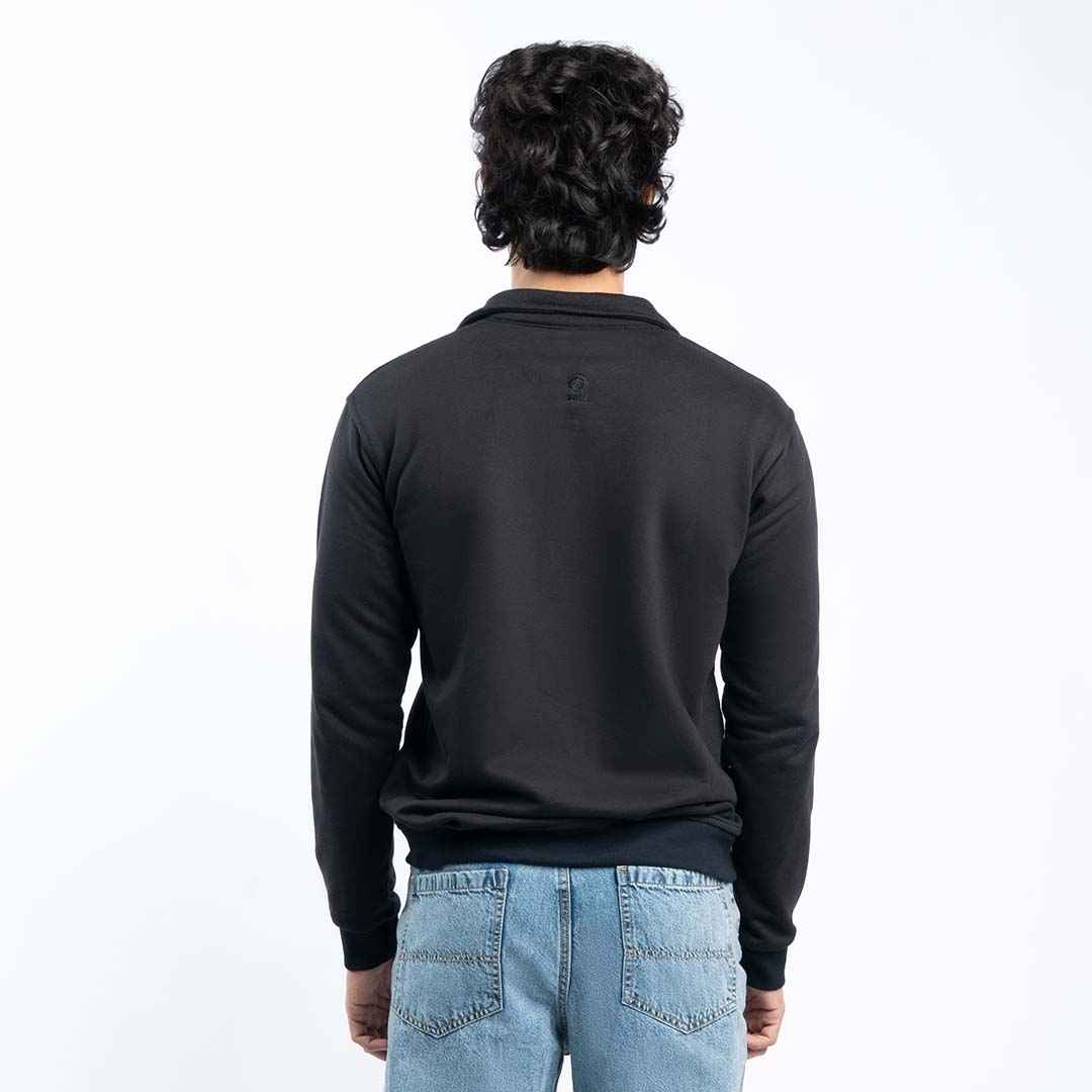 Black Quarter Zipper