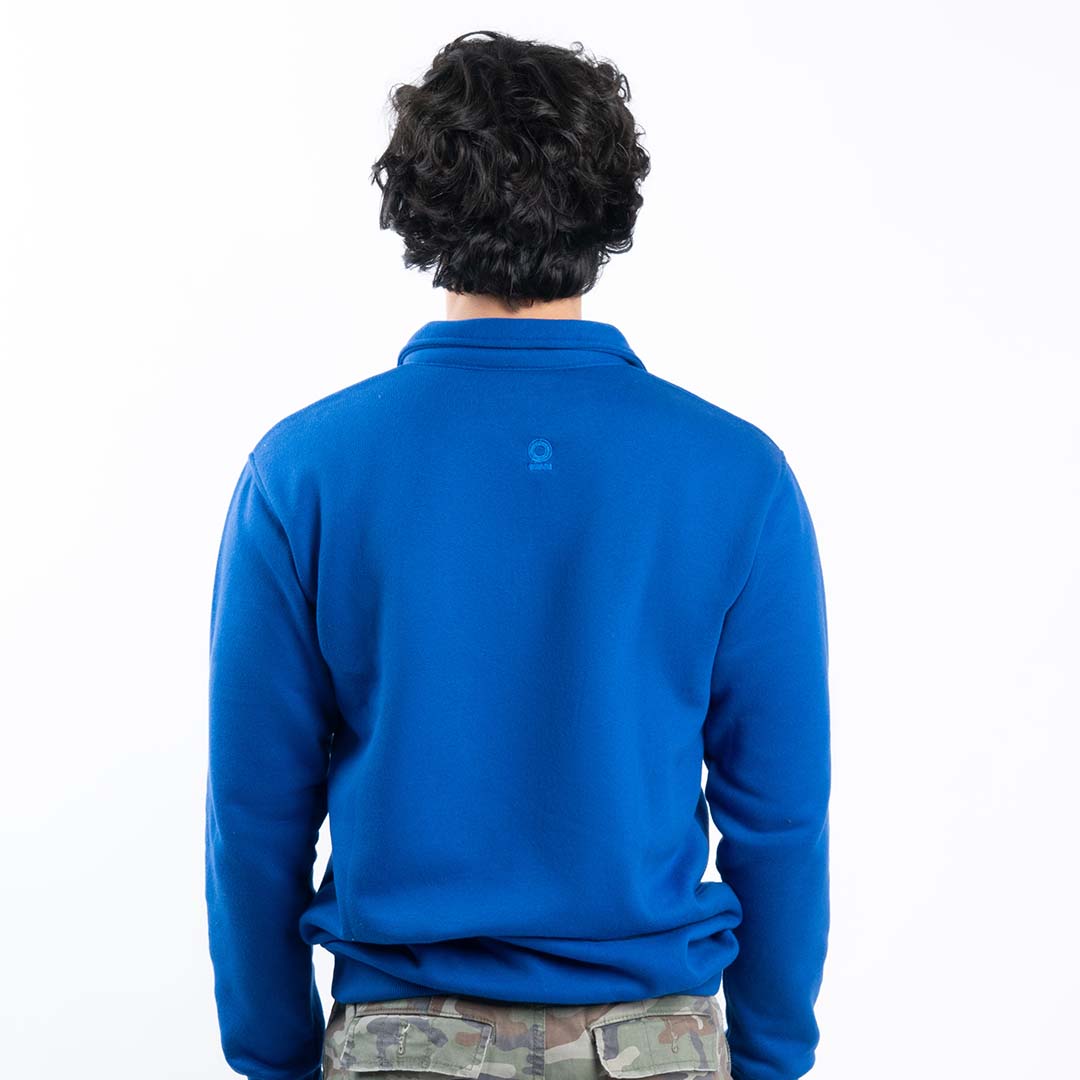 Electric Blue Quarter Zipper