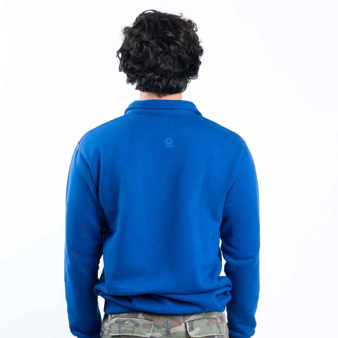 Electric Blue Quarter Zipper