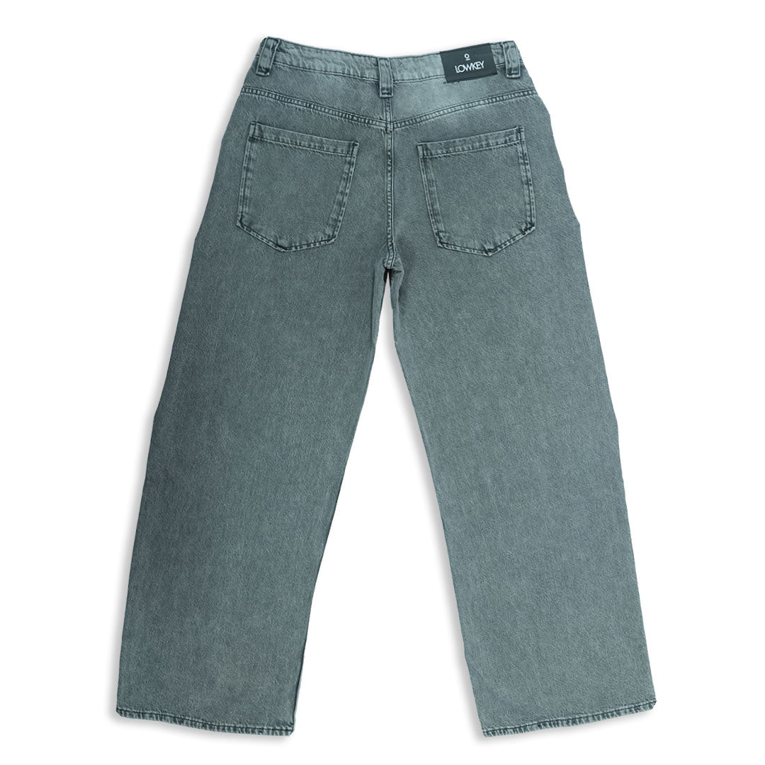Not Basic Grey Baggy Jeans
