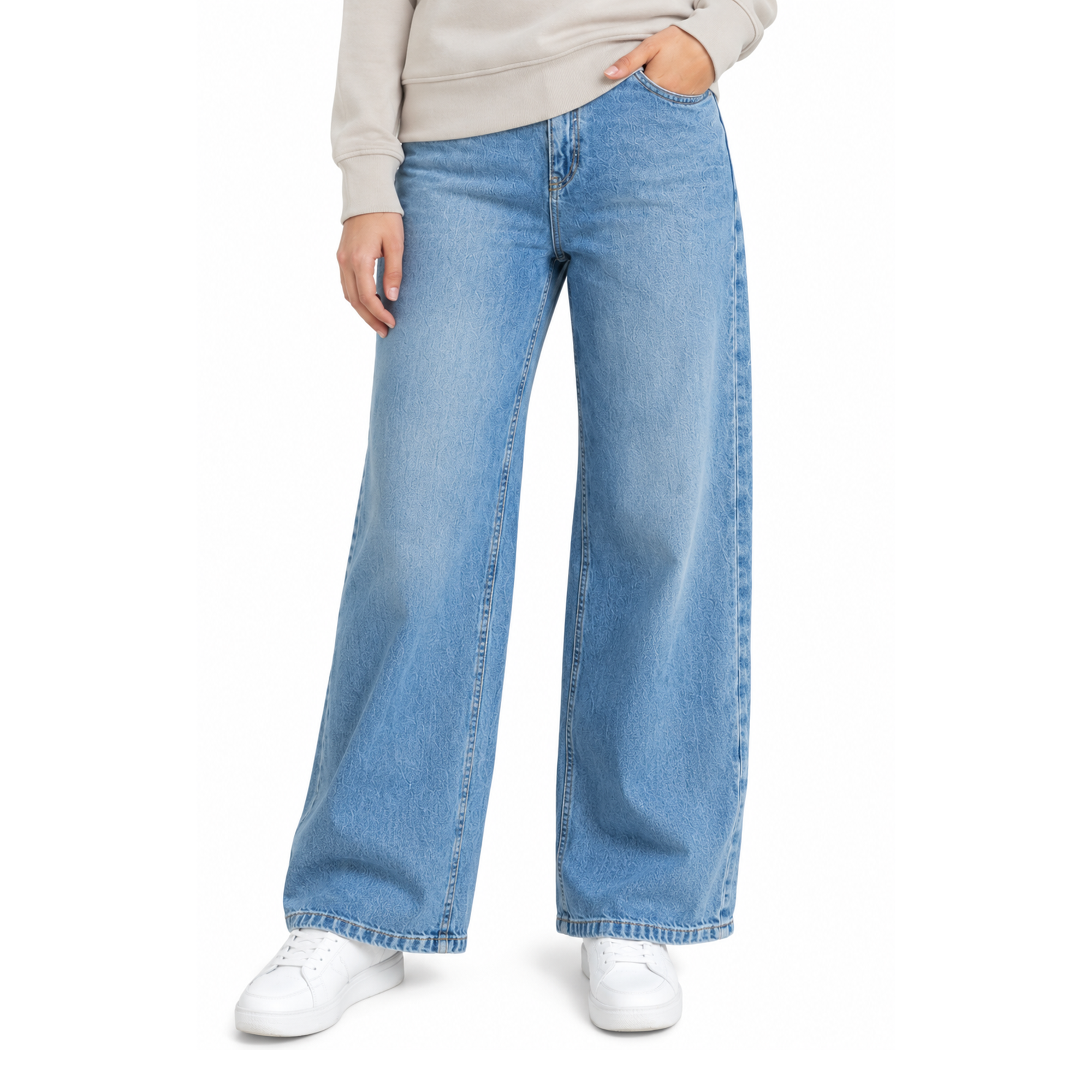 Basic Blue Baggy Jeans