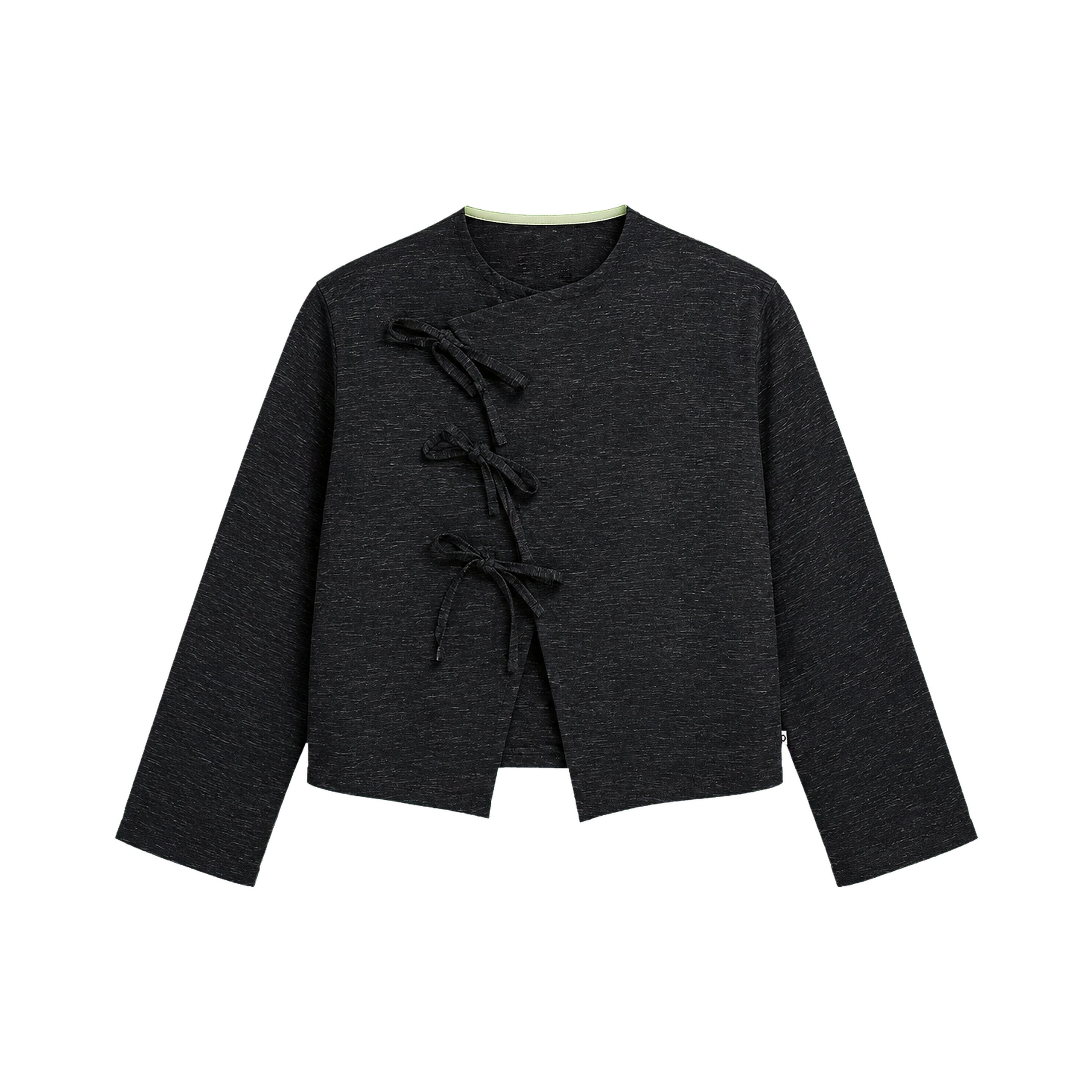 Cape Shirt – Dia Fit – Black Linen