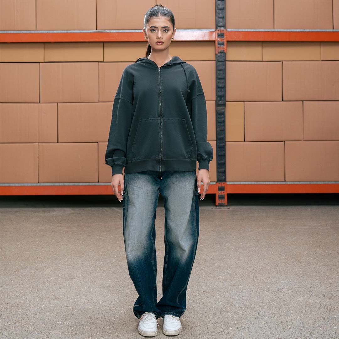 Carpenter Balloon Blue Baggy Jeans