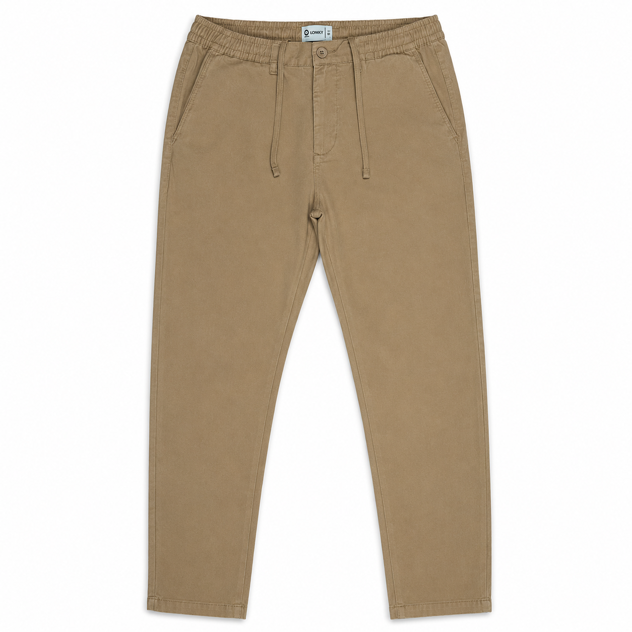 Beige Matte Relax Pants