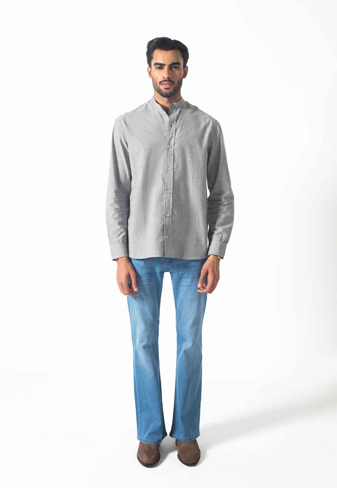 DAVID FIT - MANDARIN COLLAR
