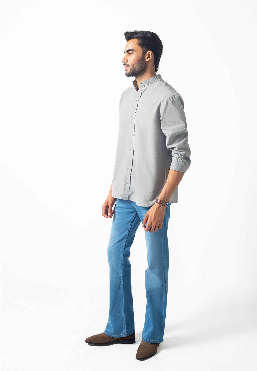 DAVID FIT - MANDARIN COLLAR