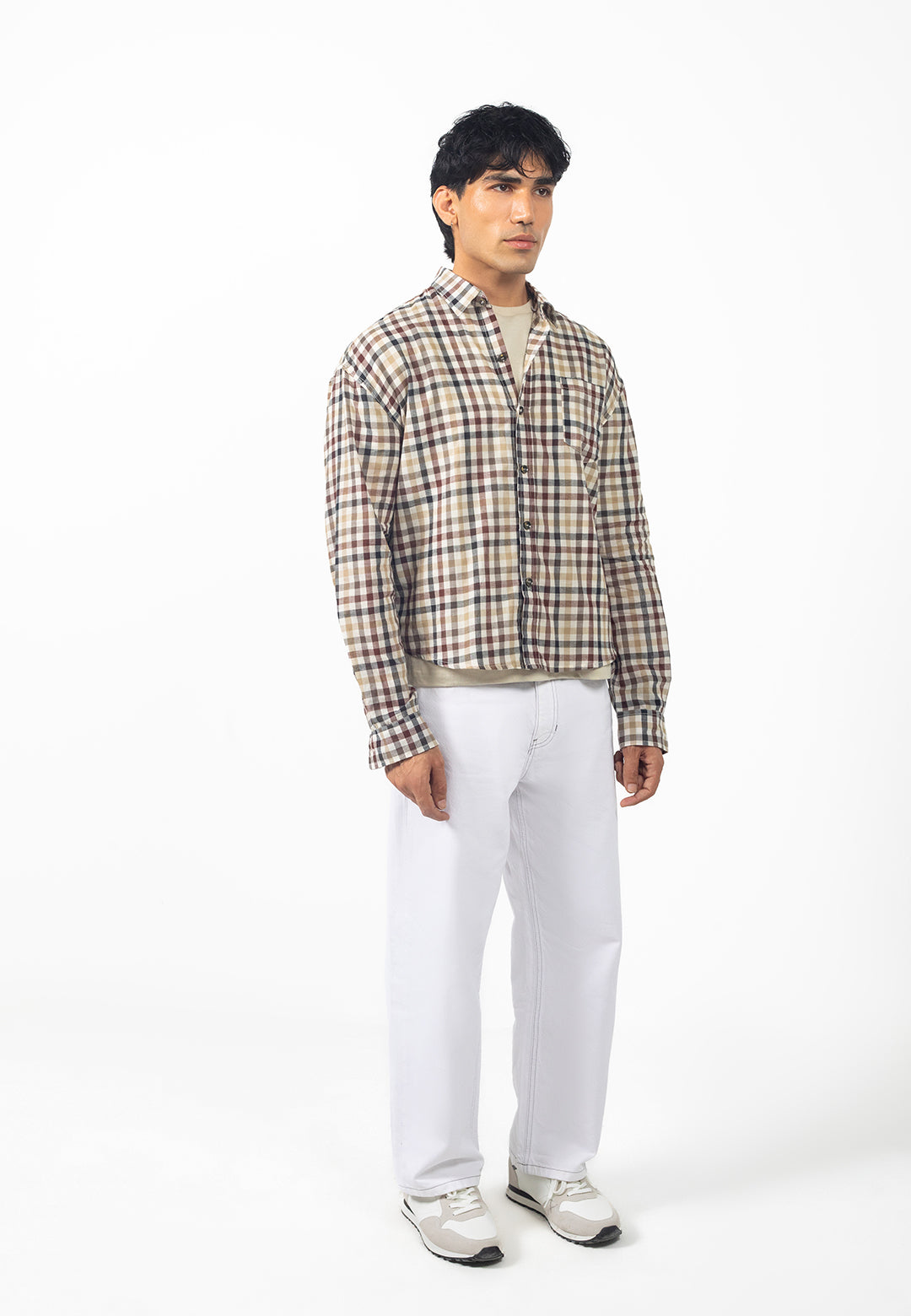 Cruze Fit - Full Sleeves Crop Shirt