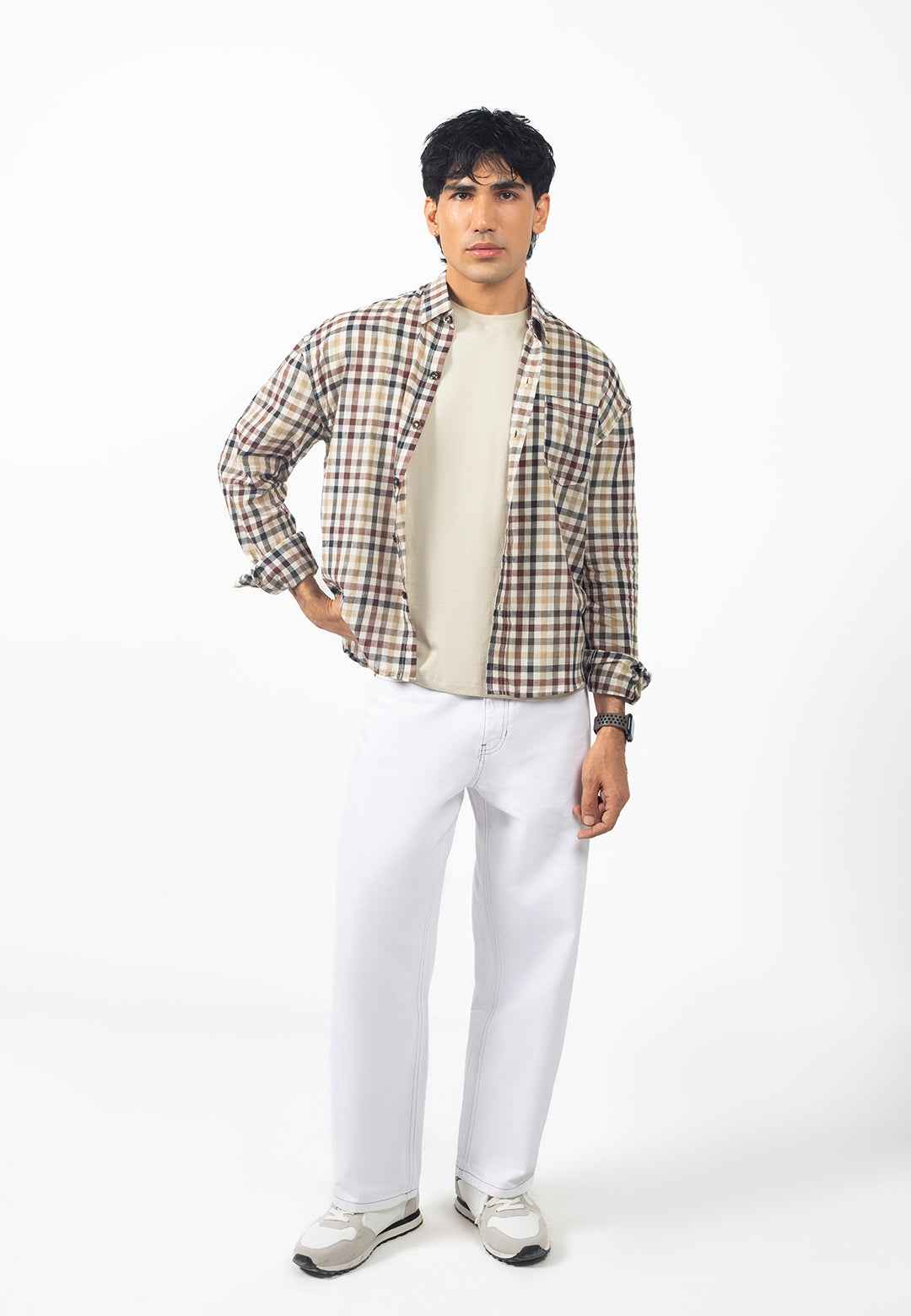 Cruze Fit - Full Sleeves Crop Shirt