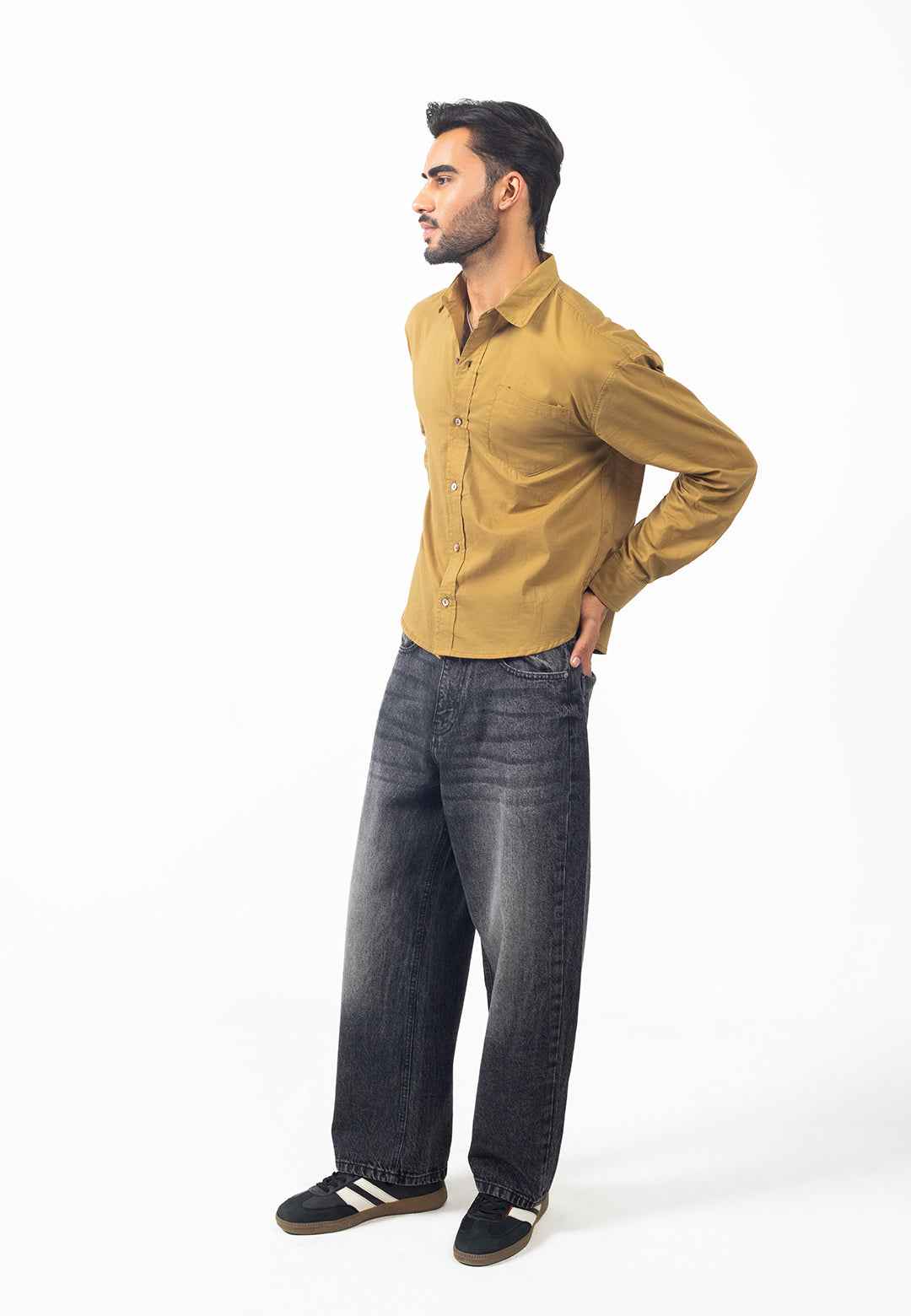 Cruze Fit - Full Sleeves Crop Shirt