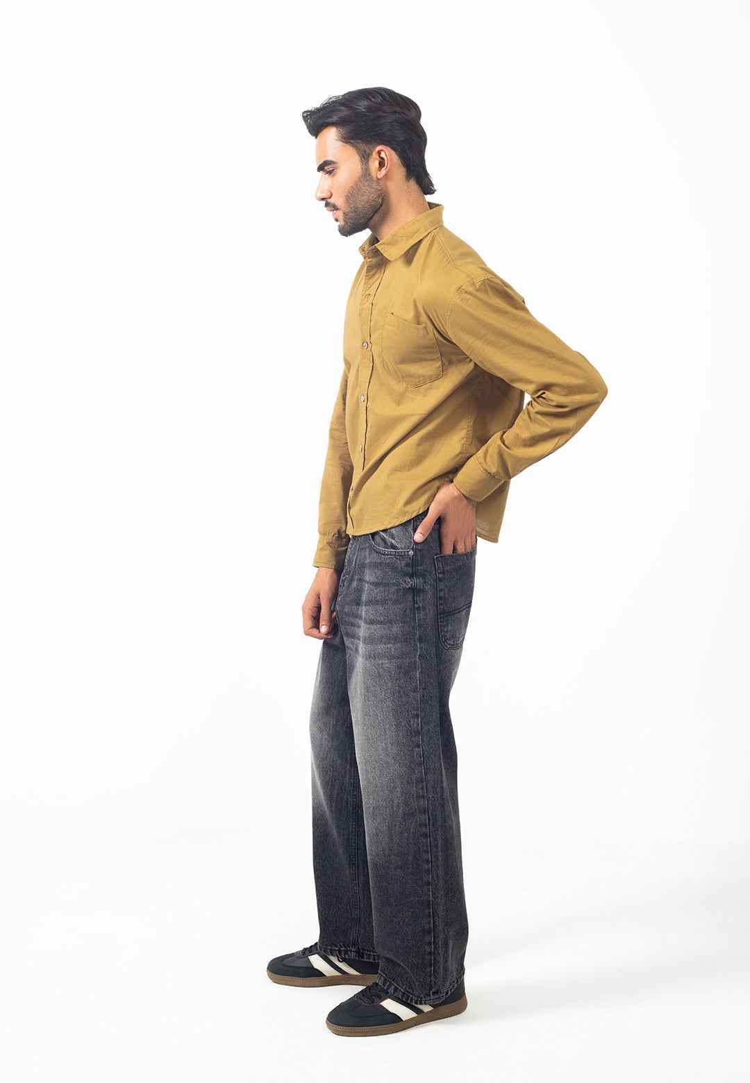 Cruze Fit - Full Sleeves Crop Shirt