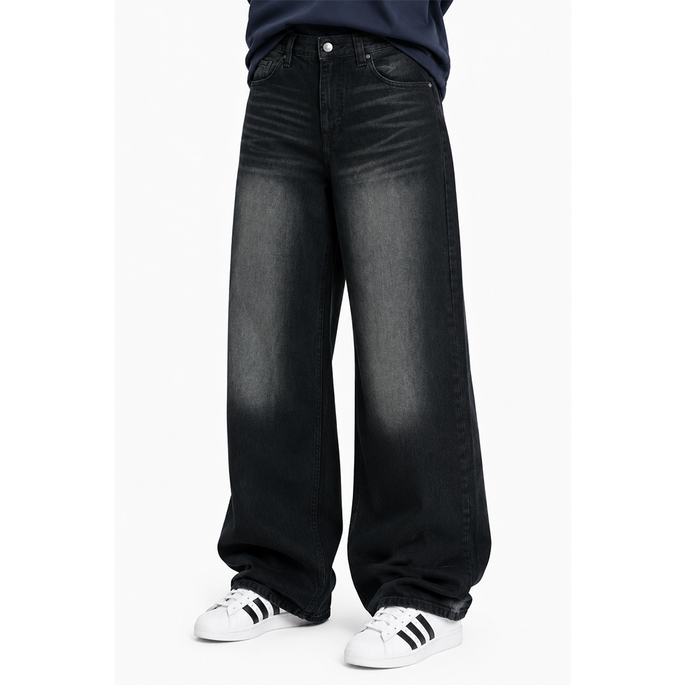 Not Basic Black Baggy Jeans