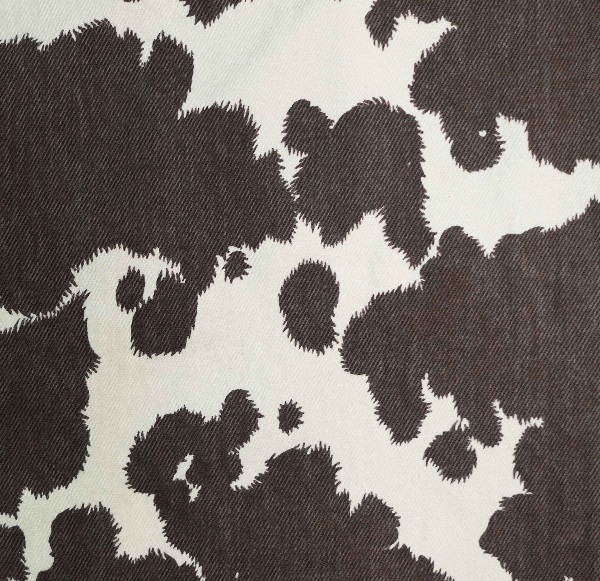 Cow Print Baggy Jeans