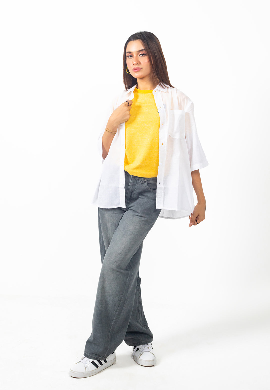 Shane Fit – Uni Crop 3/4 Sleeves Shirt