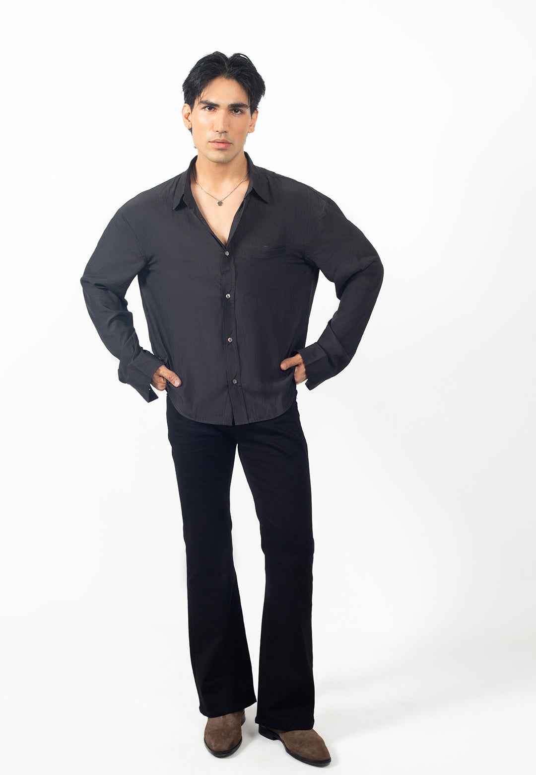 Cruze Fit - Full Sleeves Crop Shirt