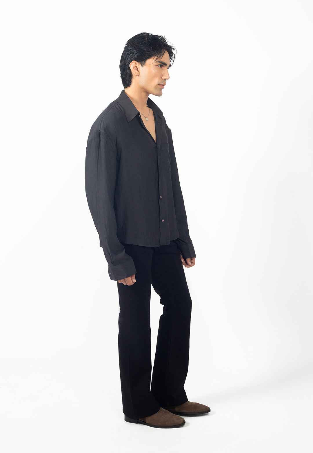 Cruze Fit - Full Sleeves Crop Shirt