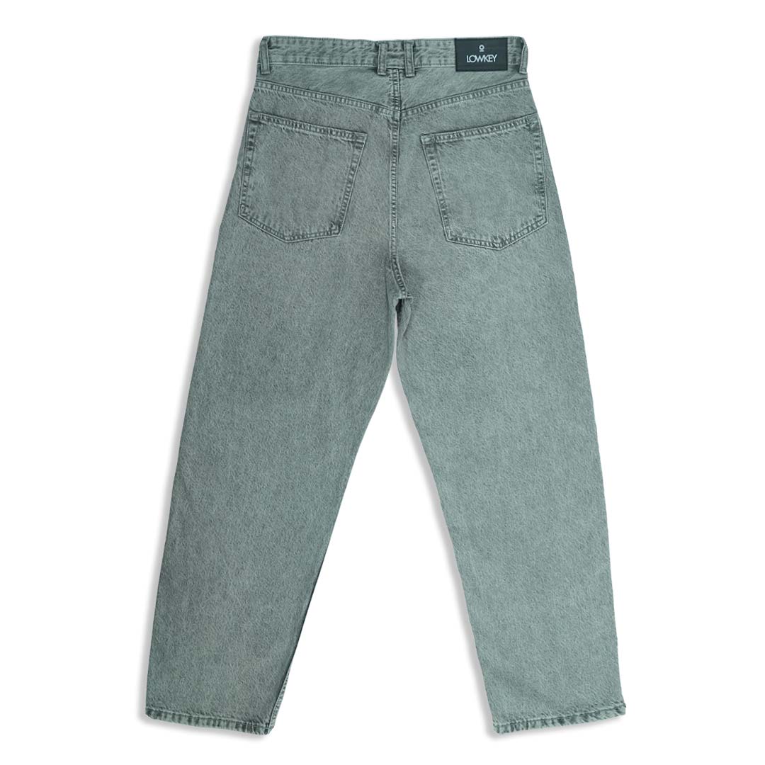 Tinted Grey Baggy Jeans