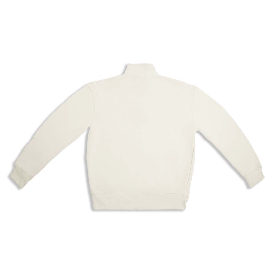 Cream Quarter Zipper