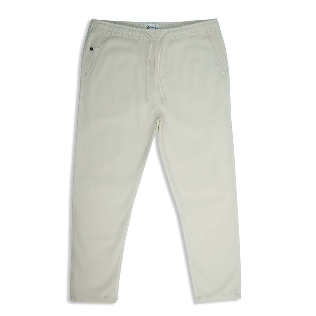 Cream Matte Relax Pants