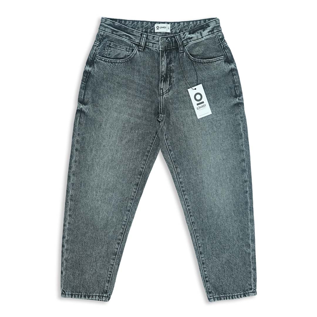 Grey Relax Carrot Jeans