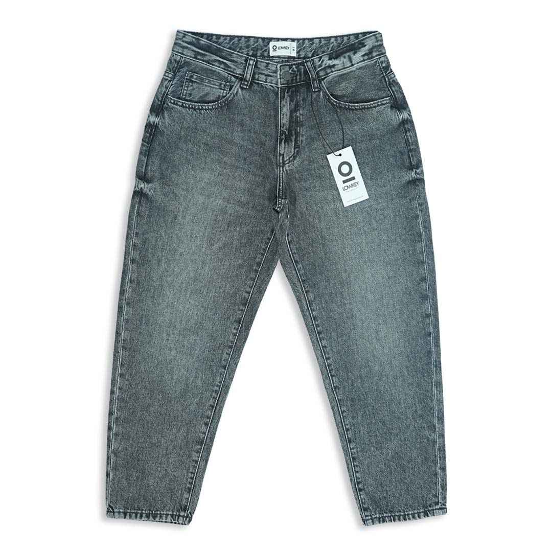 Grey Relax Carrot Jeans