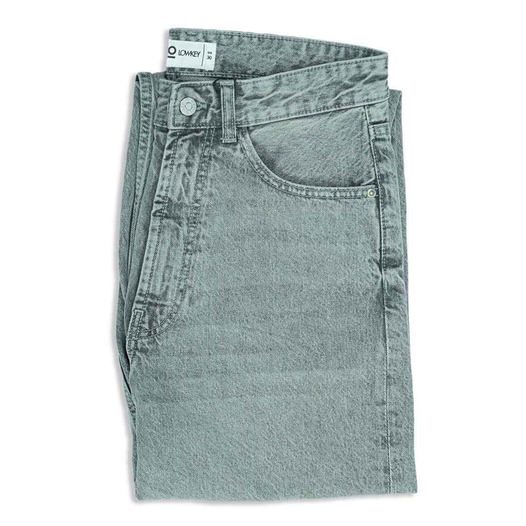Tinted Grey Baggy Jeans