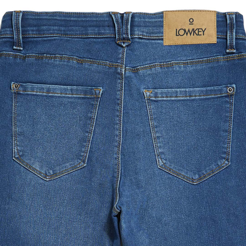 Mid Rise Jeans – Super Stretch
