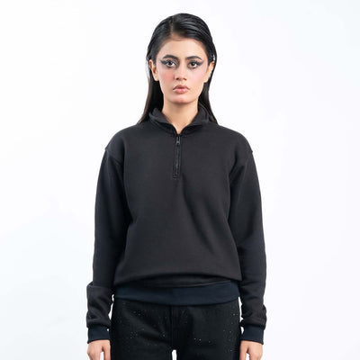 Black Quarter Zipper