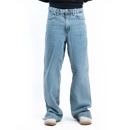 Y2K Statement Baggy Jeans (Light Wash)