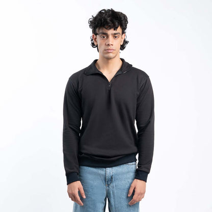 Black Quarter Zipper