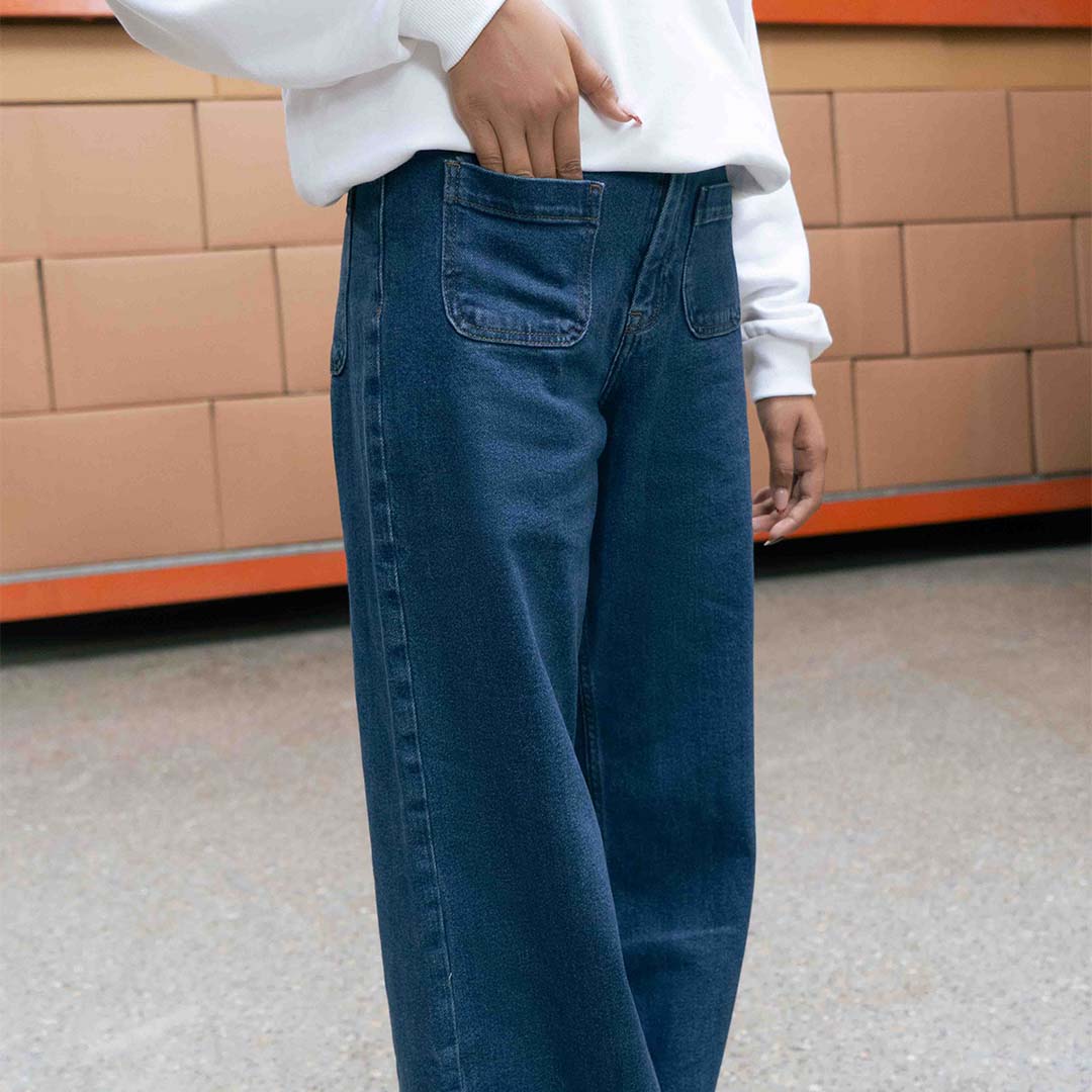 Blue Flare-Dual Pockets