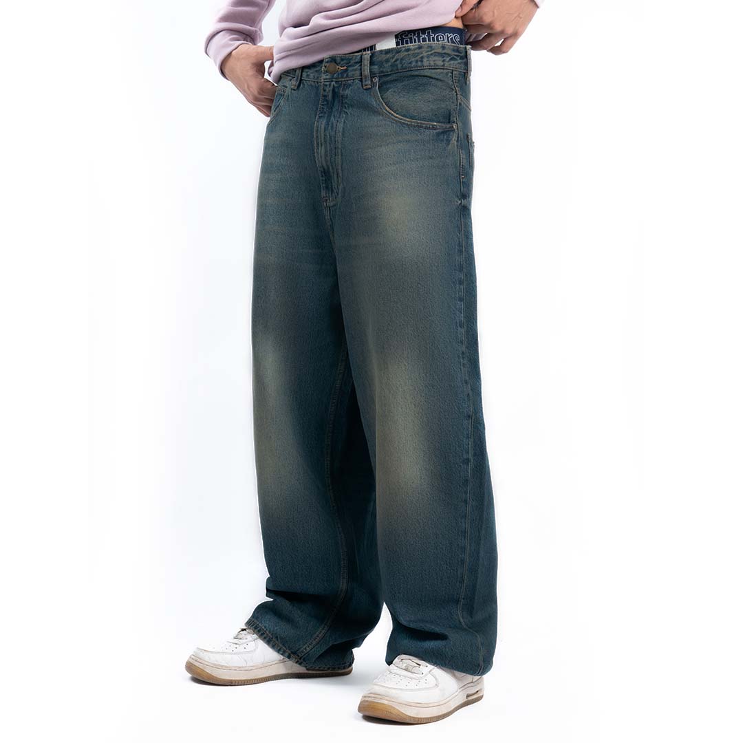 Dirty Wash Baggy Jeans
