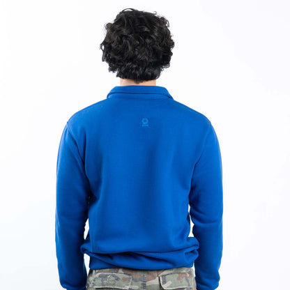 Electric Blue Quarter Zipper