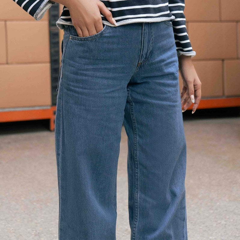 Not Basic Blue Baggy Jeans