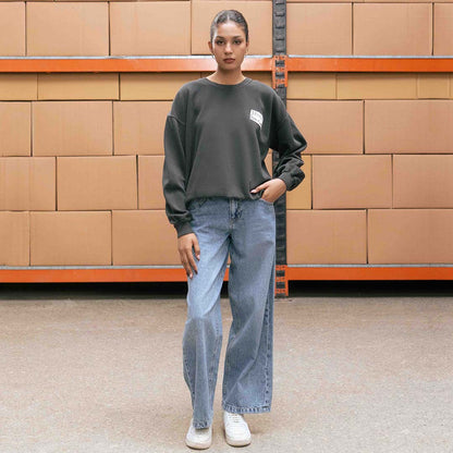 Women's Concrete Arizona Crop Sweatshirt