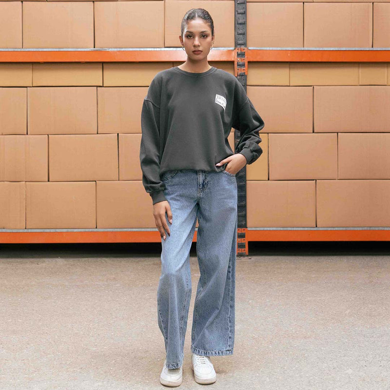 Women's Concrete Arizona Crop Sweatshirt