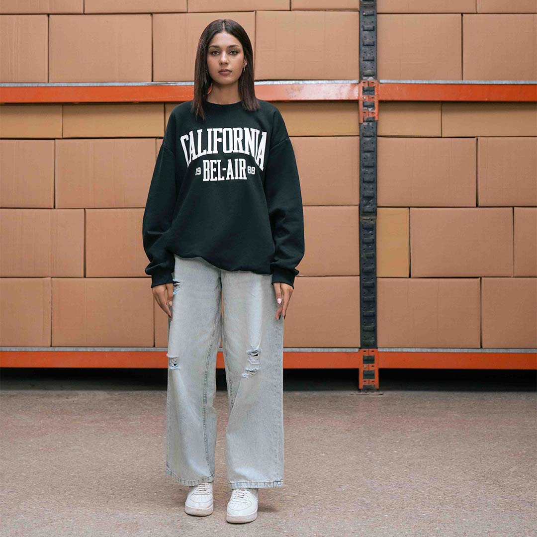 Women's Black California Bel-Air Sweatshirt
