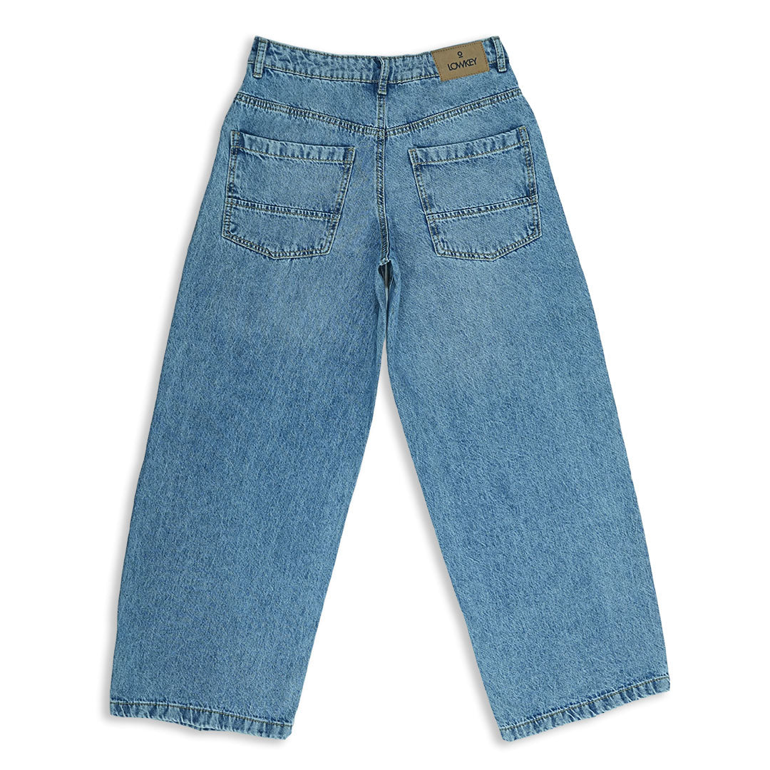 Basic Blue Baggy Jeans