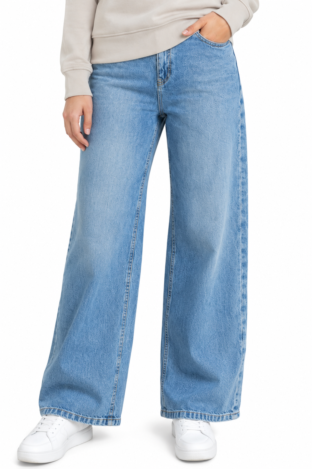 Basic Blue Baggy Jeans