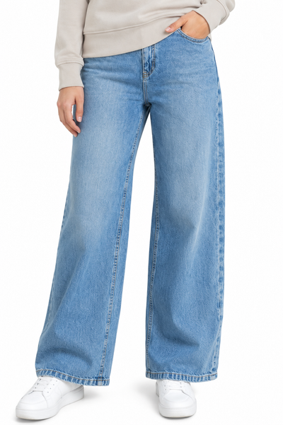 Basic Blue Baggy Jeans