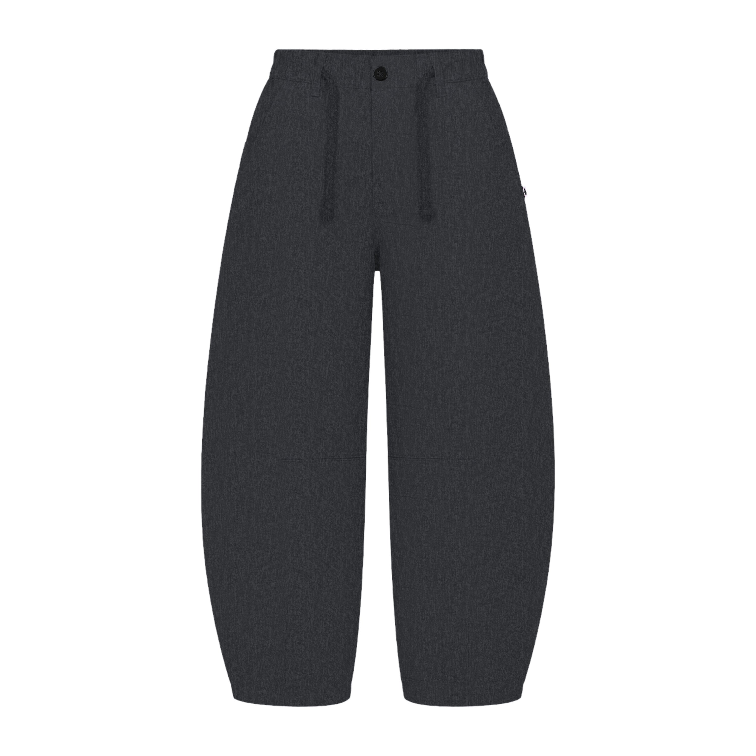 Relaxed Trousers – Horseshoe Fit – Black Linen