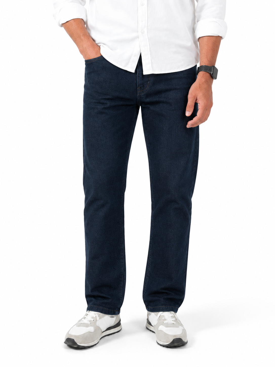 Blue Straight Fit Jeans