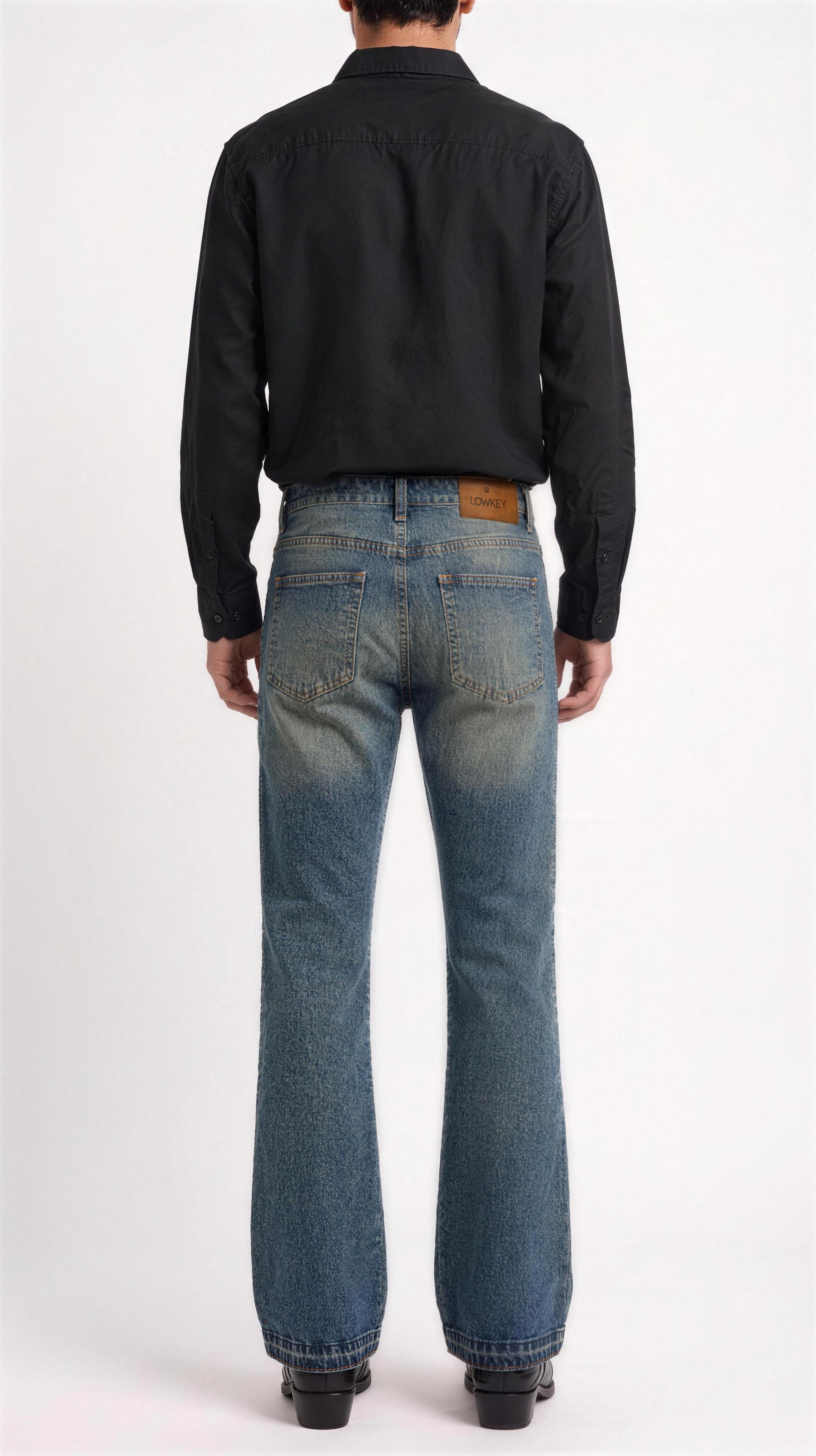 Lamar Fit-Bootcut Jeans