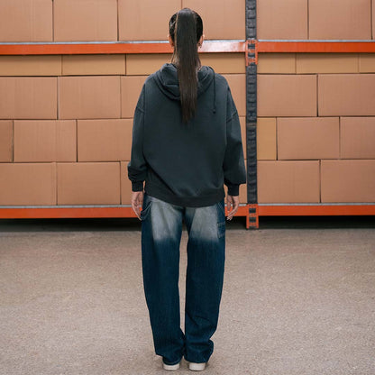 Carpenter Balloon Blue Baggy Jeans