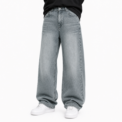 Not Basic Grey Baggy Jeans