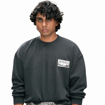 Concrete Arizona Crop Sweatshirt