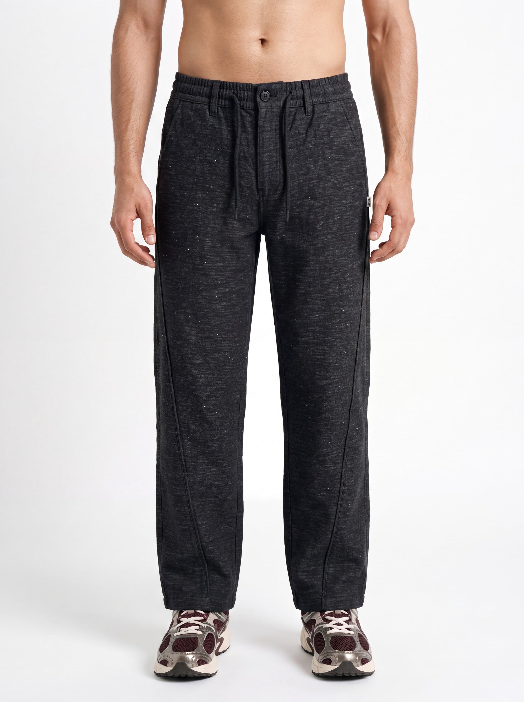 Relaxed Trouser – Comrade Fit – Black Linen