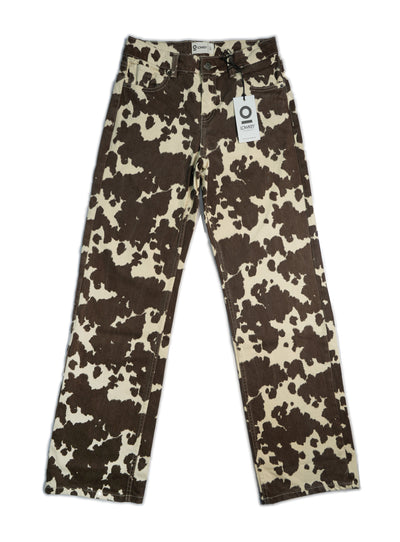 Cow Print Baggy Jeans