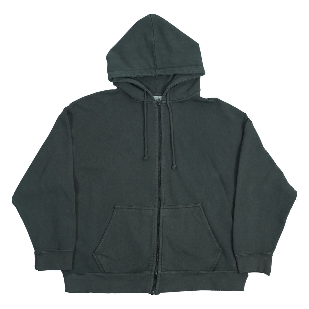 Vintage Grey Zipper Hoodie